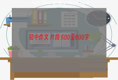 初中作文 片段 600至800字