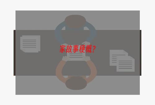 家故事梗概？