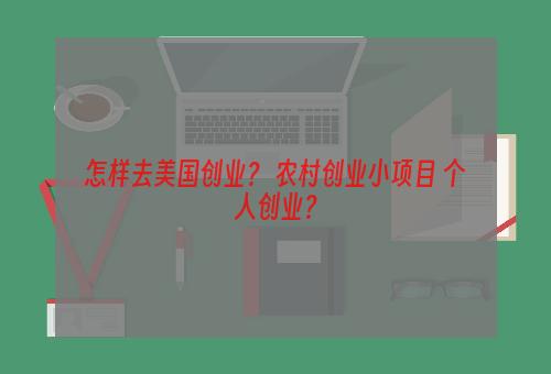 怎样去美国创业？ 农村创业小项目 个人创业？