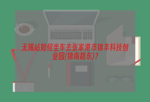 无锡站如何坐车去张家港市锦丰科技创业园(锦南路东)？