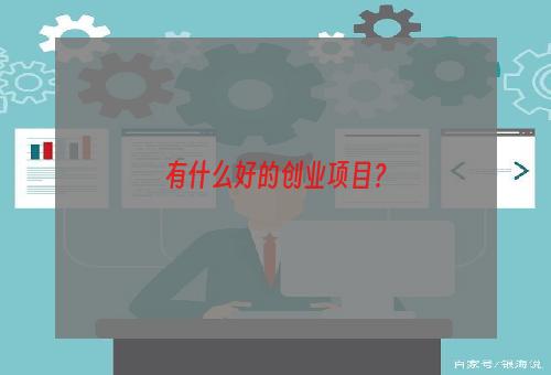 有什么好的创业项目？