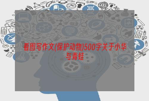 看图写作文(保护动物)500字关于小华与青蛙