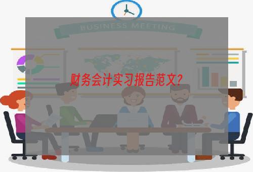 财务会计实习报告范文？