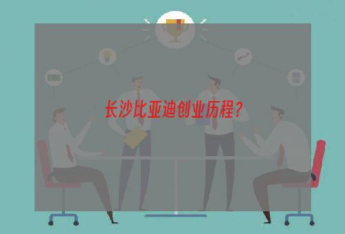 长沙比亚迪创业历程？